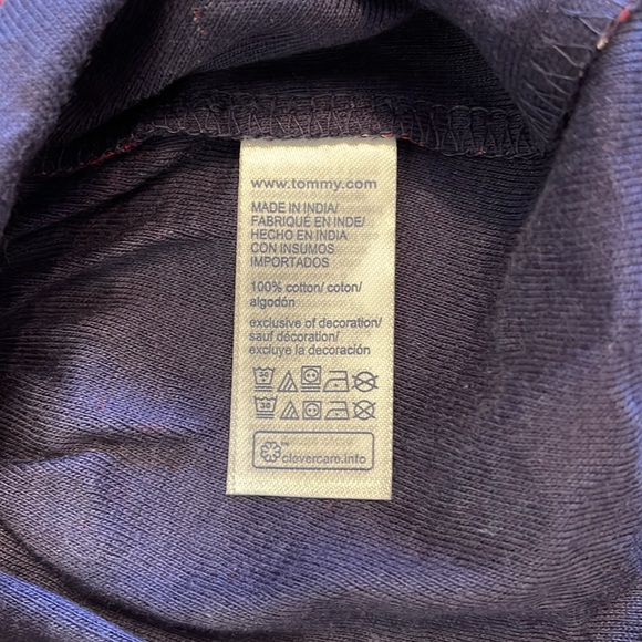 Tommy Hilfiger 3-6 mos Infant - Baby Dress Navy Blue Red Flowers New with Tags - Picture 8 of 15